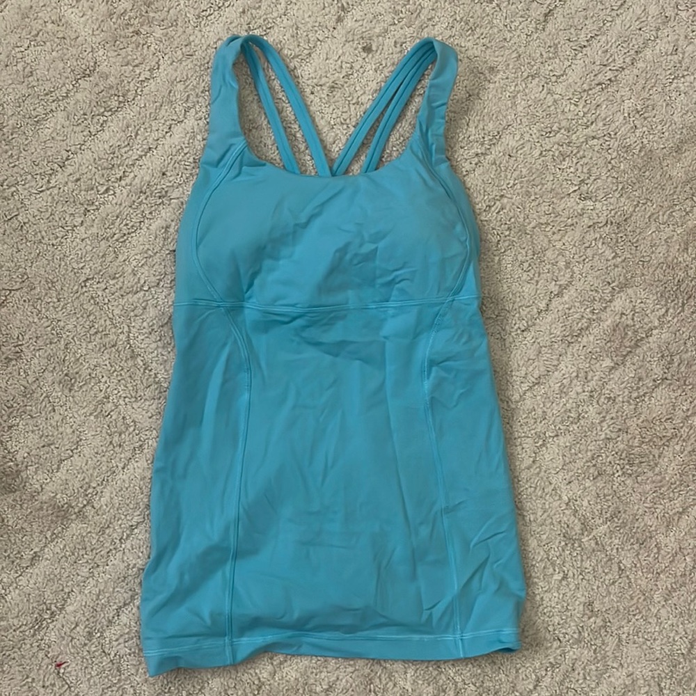 Blue Lululemon Tank Top